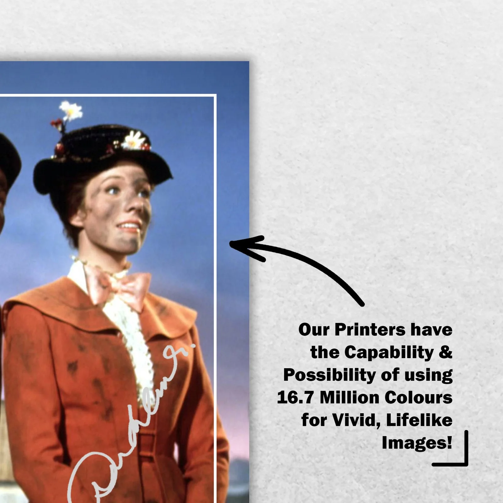 Julie Andrews Dick Van Signed Memorabilia 8x6 Pre Printed Autograph Photo, изображение 5