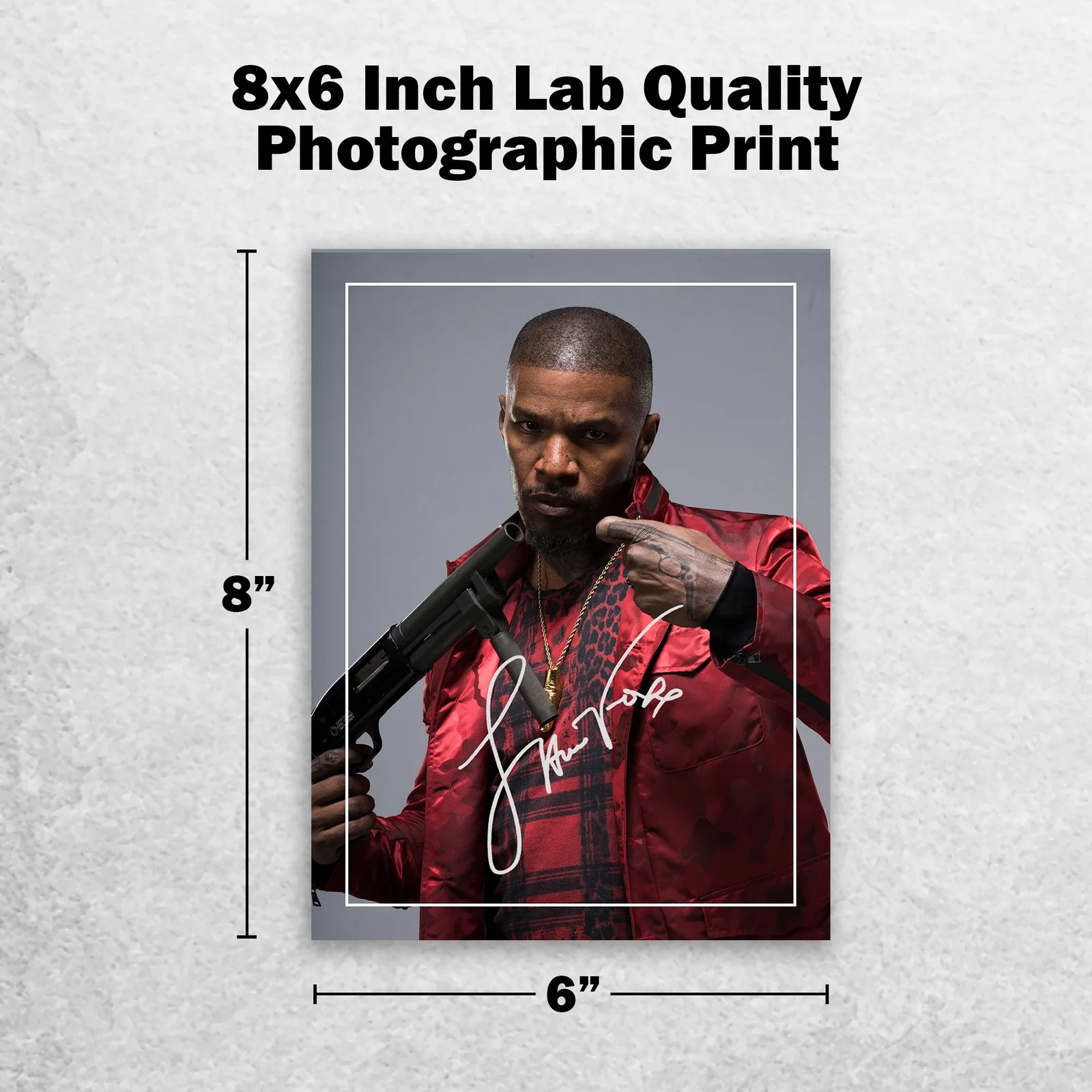 Jamie Foxx 8x6 Photo Signed Memorabilia 8x6 Pre Printed Autograph Photo, image 2