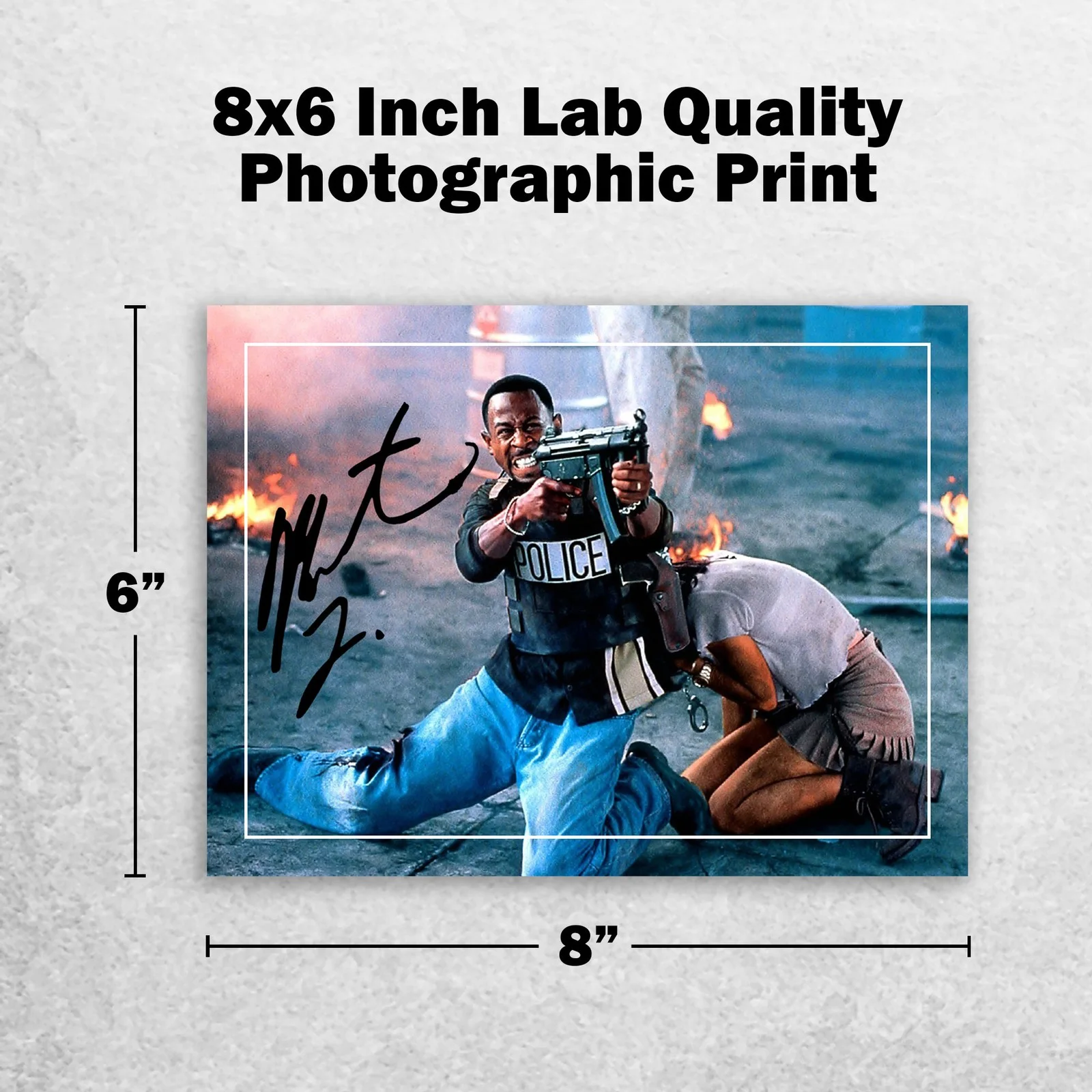 Martin Lawrence 8x6 Photo Signed Memorabilia 8x6 Pre Printed Autograph Photo, изображение 2