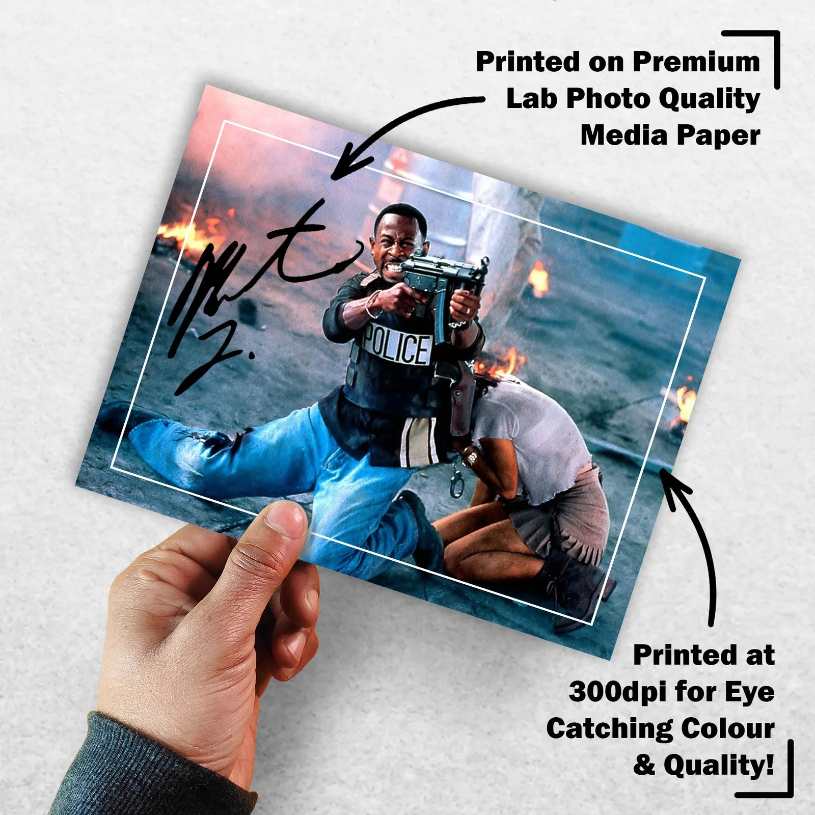 Martin Lawrence 8x6 Photo Signed Memorabilia 8x6 Pre Printed Autograph Photo, изображение 3