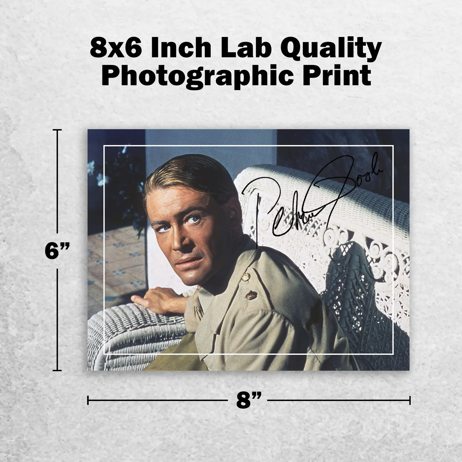 Peter O'Toole Signed Memorabilia 8x6 Pre Printed Autograph Photo Memorabilia, image 2