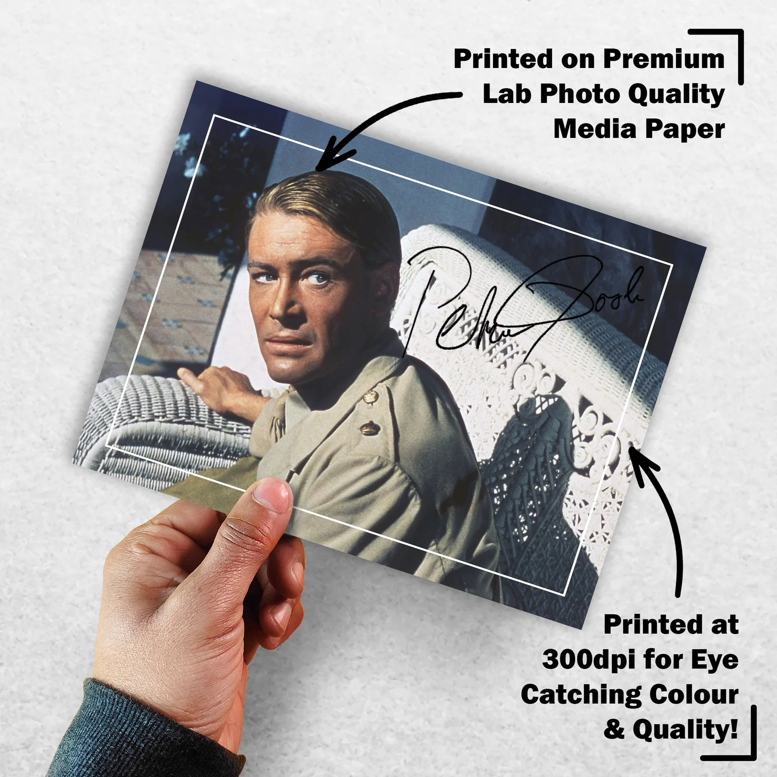 Peter O'Toole Signed Memorabilia 8x6 Pre Printed Autograph Photo Memorabilia, image 3