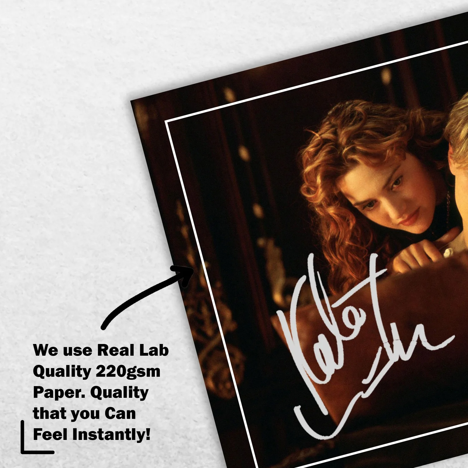 Leonardo DiCaprio Kate Winslet Signed Memorabilia 8x6 Pre Printed Autograph, изображение 4