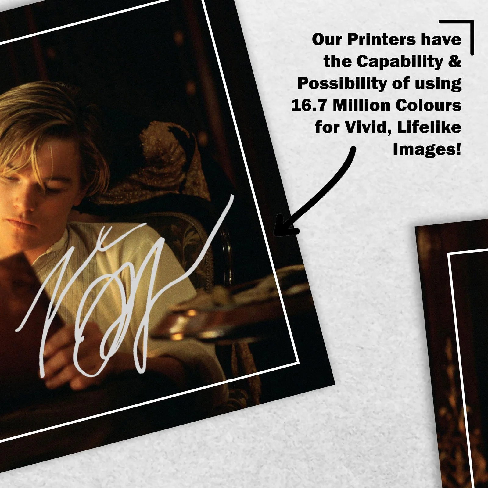 Leonardo DiCaprio Kate Winslet Signed Memorabilia 8x6 Pre Printed Autograph, изображение 5