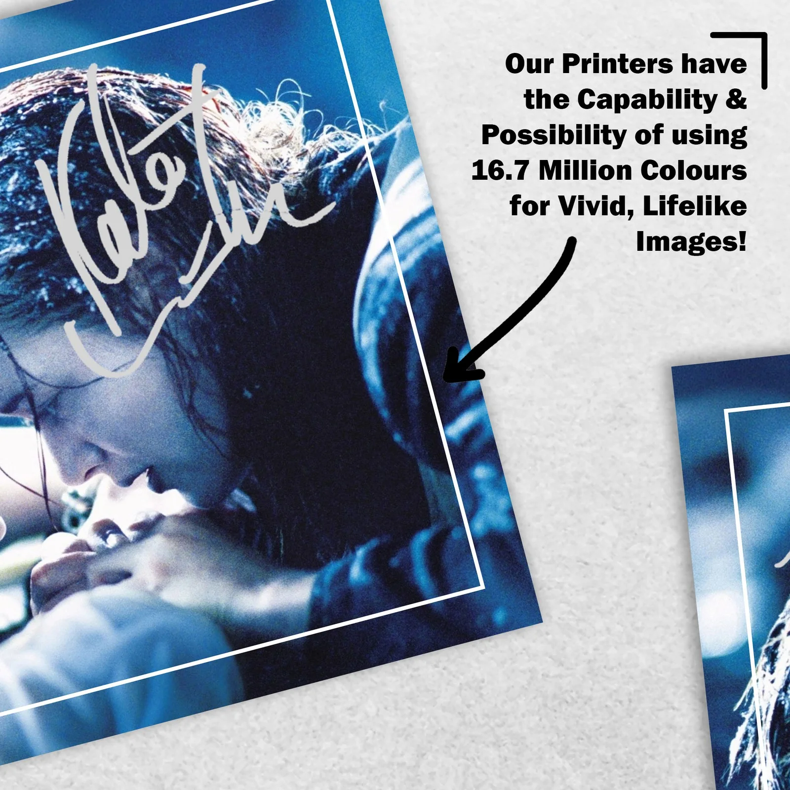 Leonardo DiCaprio Kate Winslet Signed Memorabilia 8x6 Pre Printed Autograph, image 5