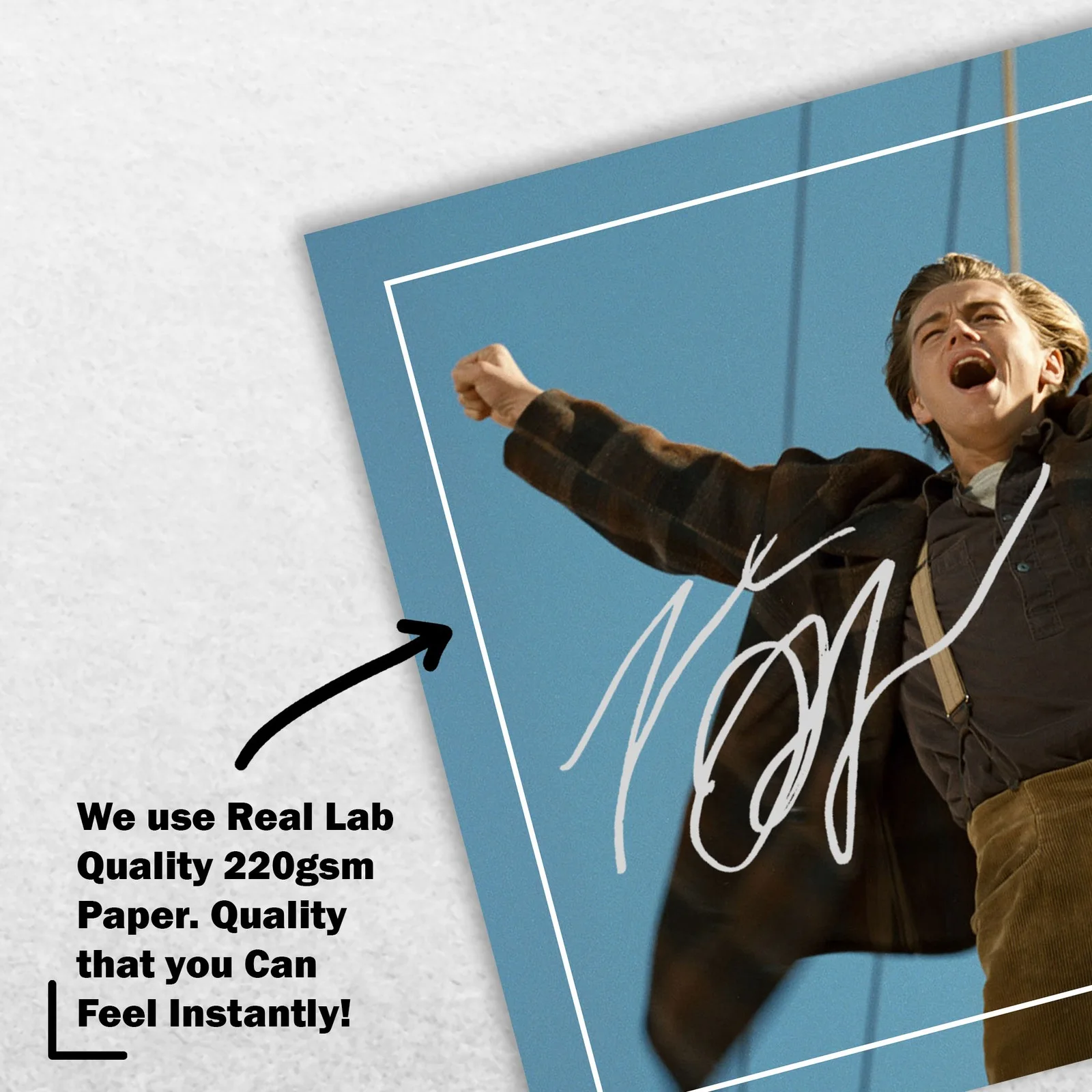 Leonardo DiCaprio Danny Nucci Signed Memorabilia 8x6 Pre Printed Autograph Photo, изображение 4