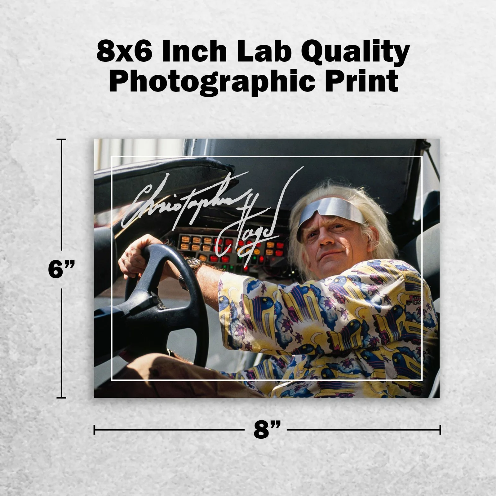 Christopher Lloyd 8x6 Photo Signed Memorabilia 8x6 Pre Printed Autograph Photo, изображение 2