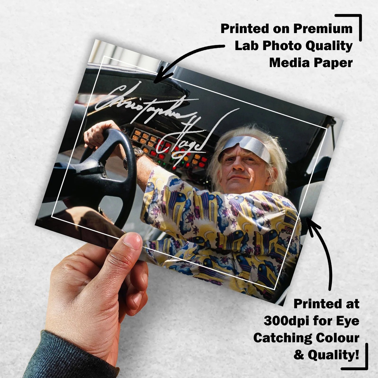 Christopher Lloyd 8x6 Photo Signed Memorabilia 8x6 Pre Printed Autograph Photo, изображение 3