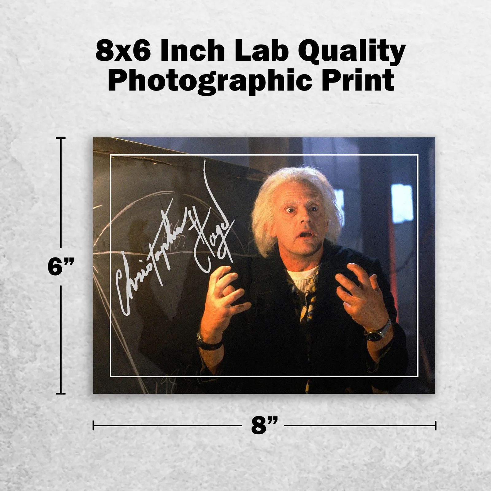 Christopher Lloyd 8x6 Photo Signed Memorabilia 8x6 Pre Printed Autograph Photo, изображение 2