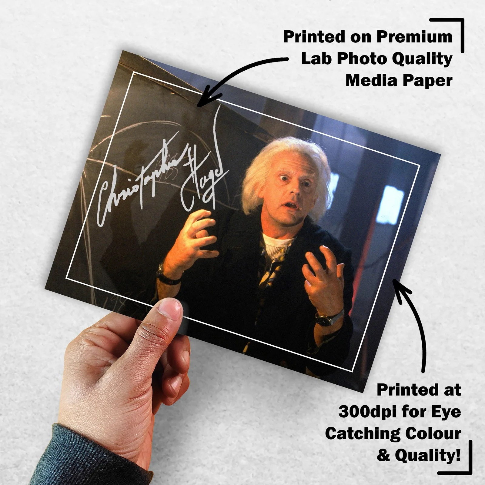 Christopher Lloyd 8x6 Photo Signed Memorabilia 8x6 Pre Printed Autograph Photo, изображение 3
