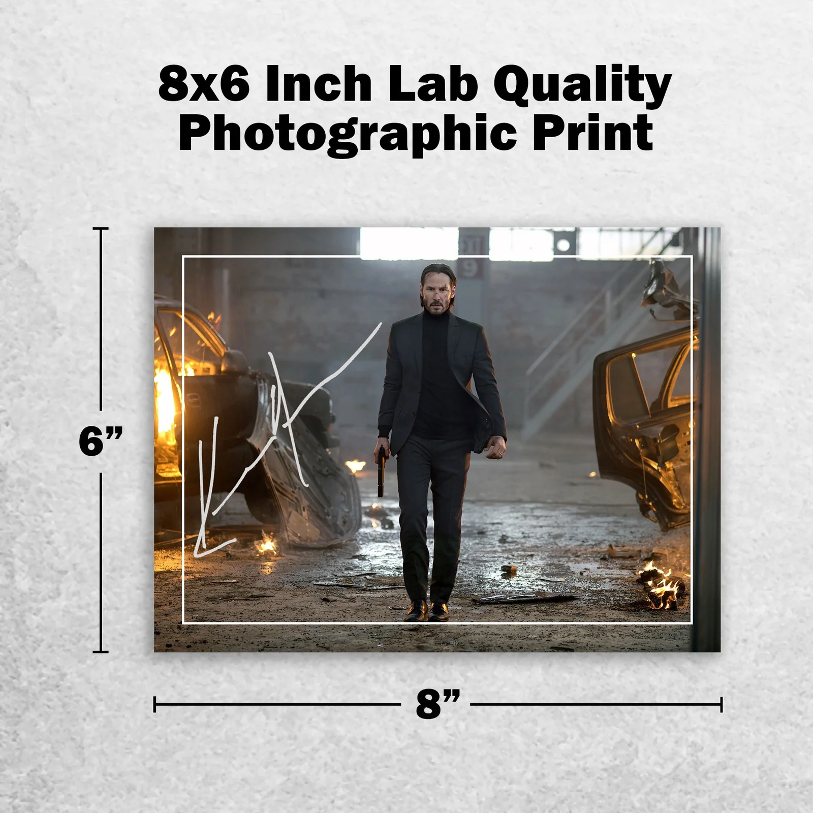 Keanu Reeves Signed Memorabilia 8x6 Pre Printed Autograph Photo Memorabilia, изображение 2