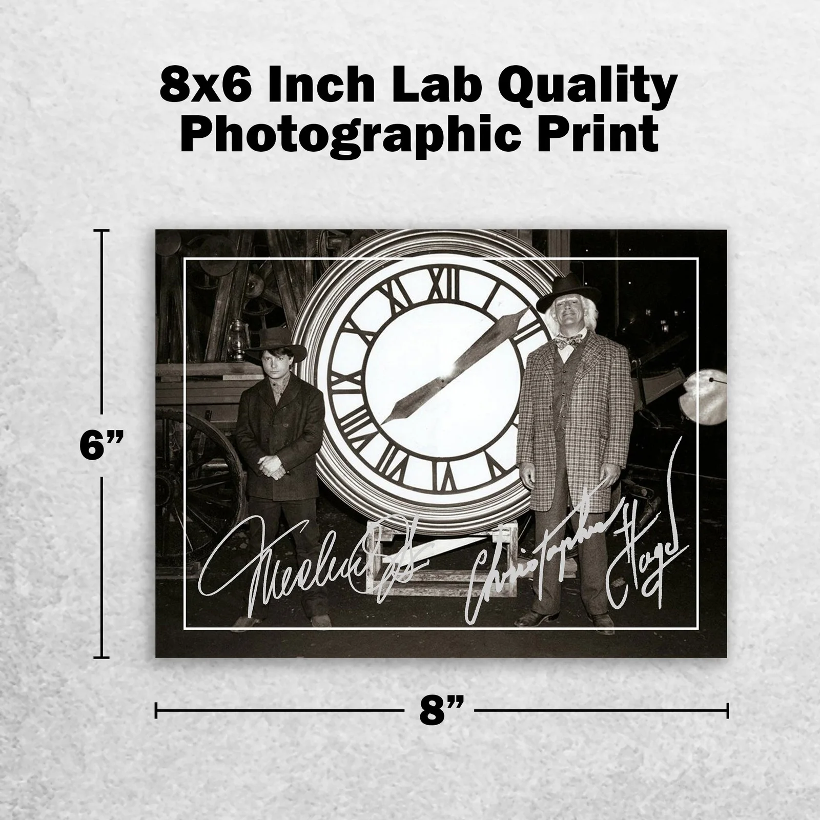 Michael J Fox Christopher Signed Memorabilia 8x6 Pre Printed Autograph Photo, image 2