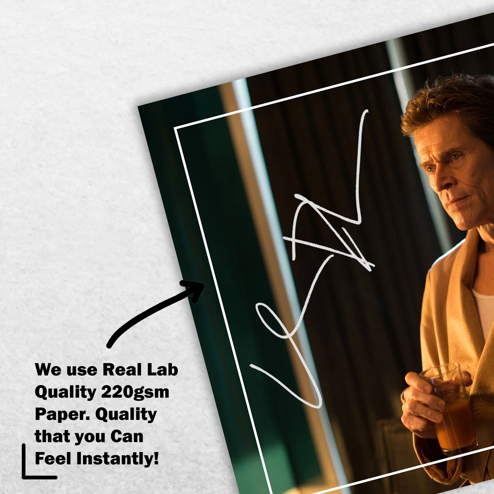 Willem Dafoe 8x6 Photo Signed Memorabilia 8x6 Pre Printed Autograph Photo, image 4