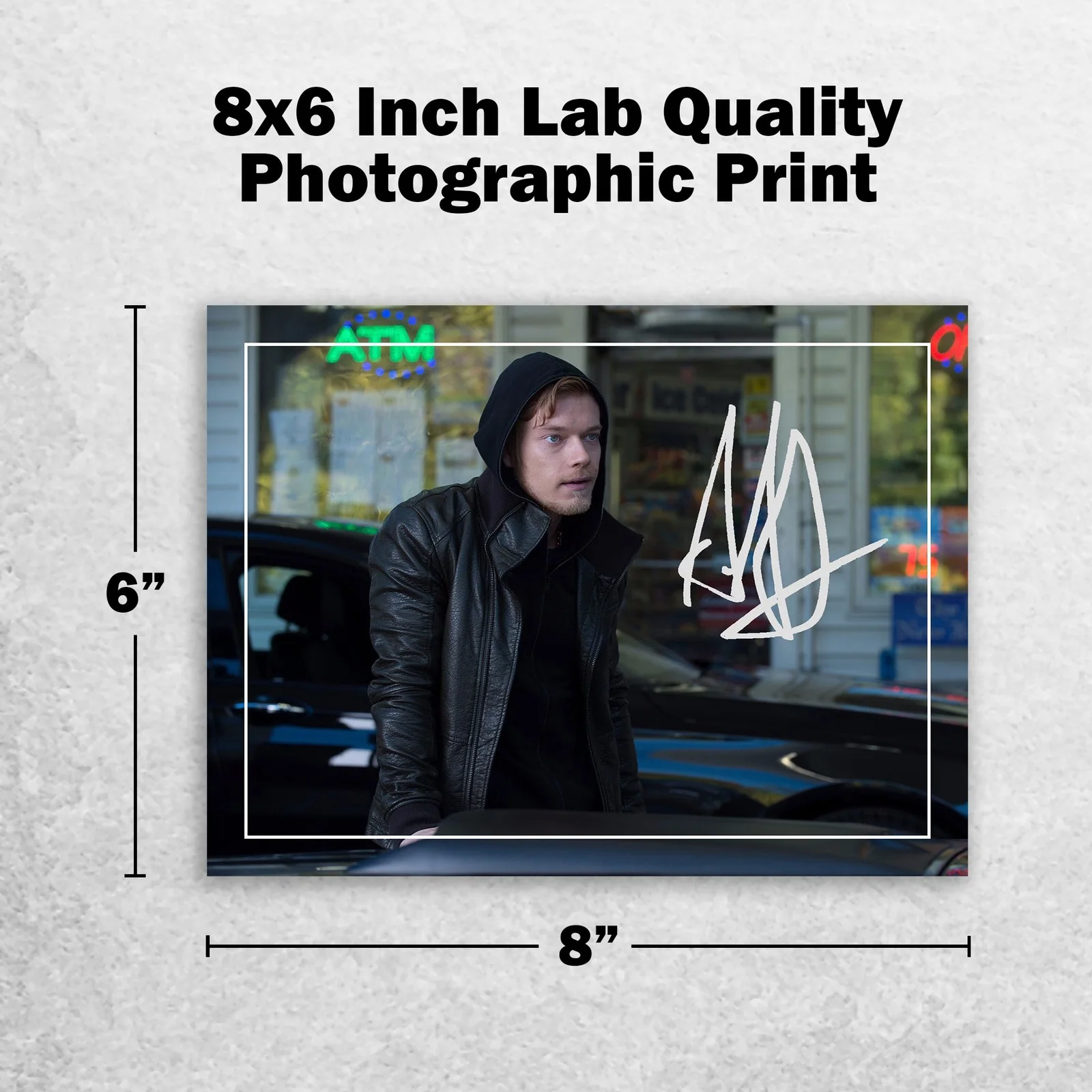 Alfie Allen 8x6 Photo Signed Memorabilia 8x6 Pre Printed Autograph Photo, изображение 2