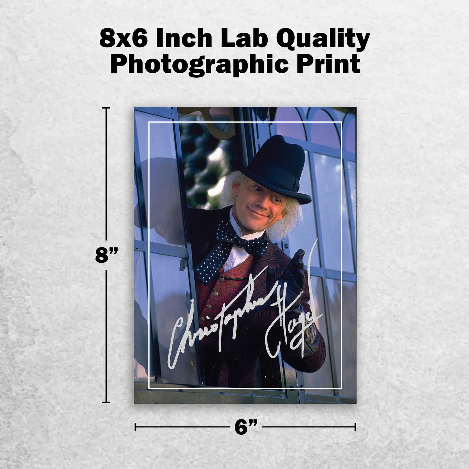 Christopher Lloyd 8x6 Photo Signed Memorabilia 8x6 Pre Printed Autograph Photo, изображение 2