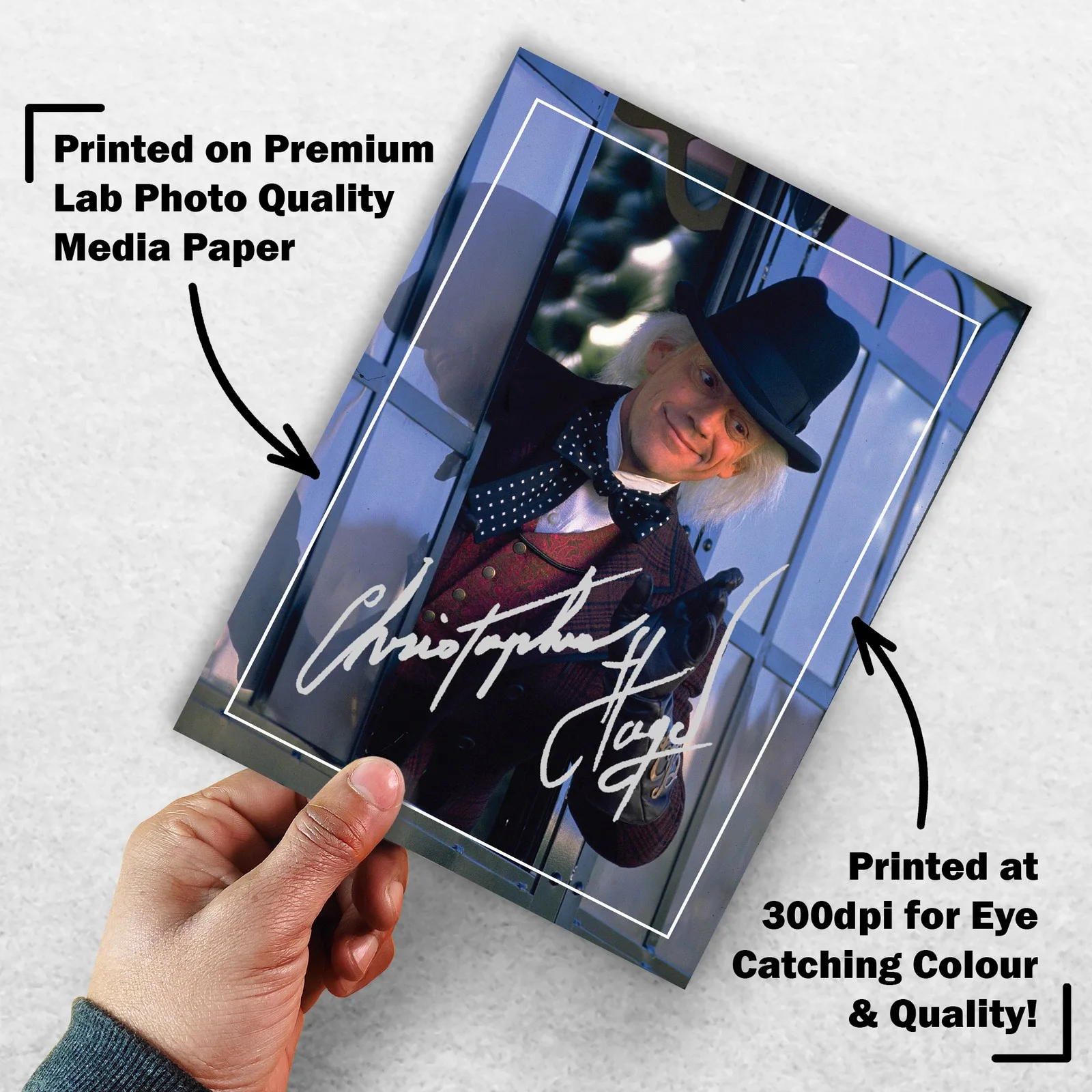 Christopher Lloyd 8x6 Photo Signed Memorabilia 8x6 Pre Printed Autograph Photo, изображение 3