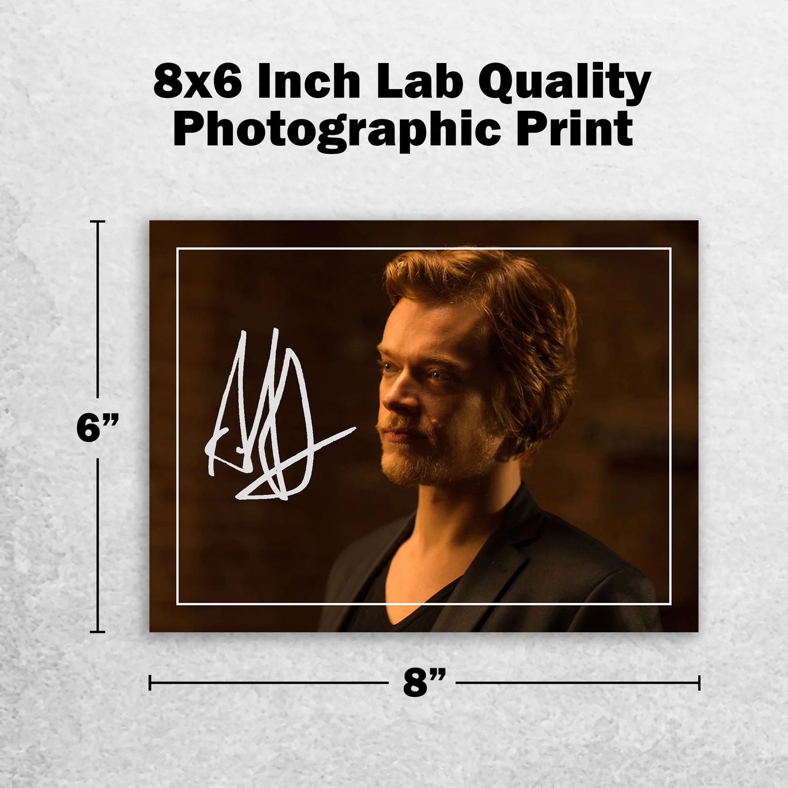 Alfie Allen 8x6 Photo Signed Memorabilia 8x6 Pre Printed Autograph Photo, изображение 2