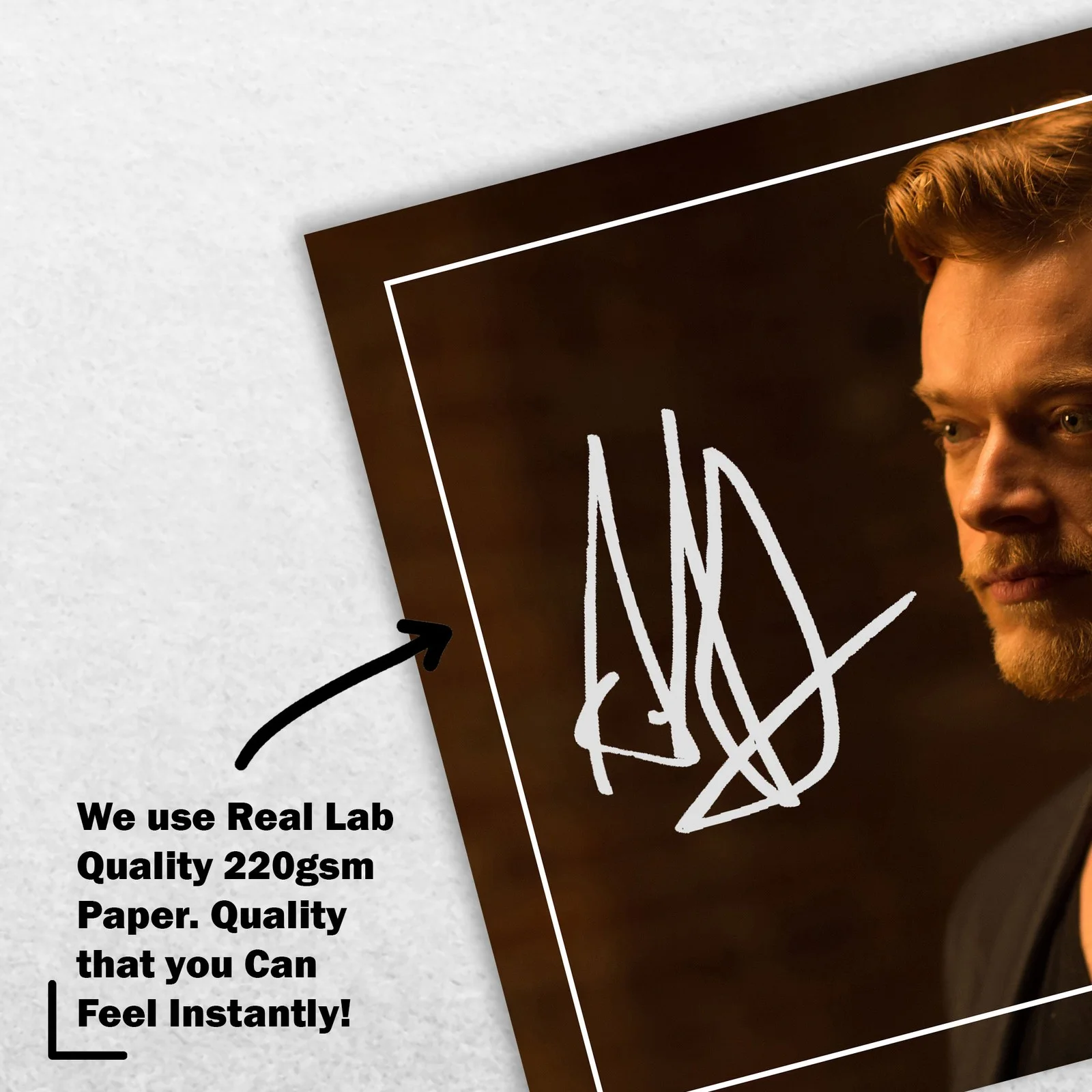 Alfie Allen 8x6 Photo Signed Memorabilia 8x6 Pre Printed Autograph Photo, изображение 4