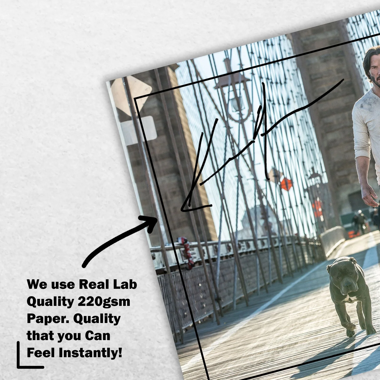 Keanu Reeves 8x6 Photo Signed Memorabilia 8x6 Pre Printed Autograph Photo, изображение 4