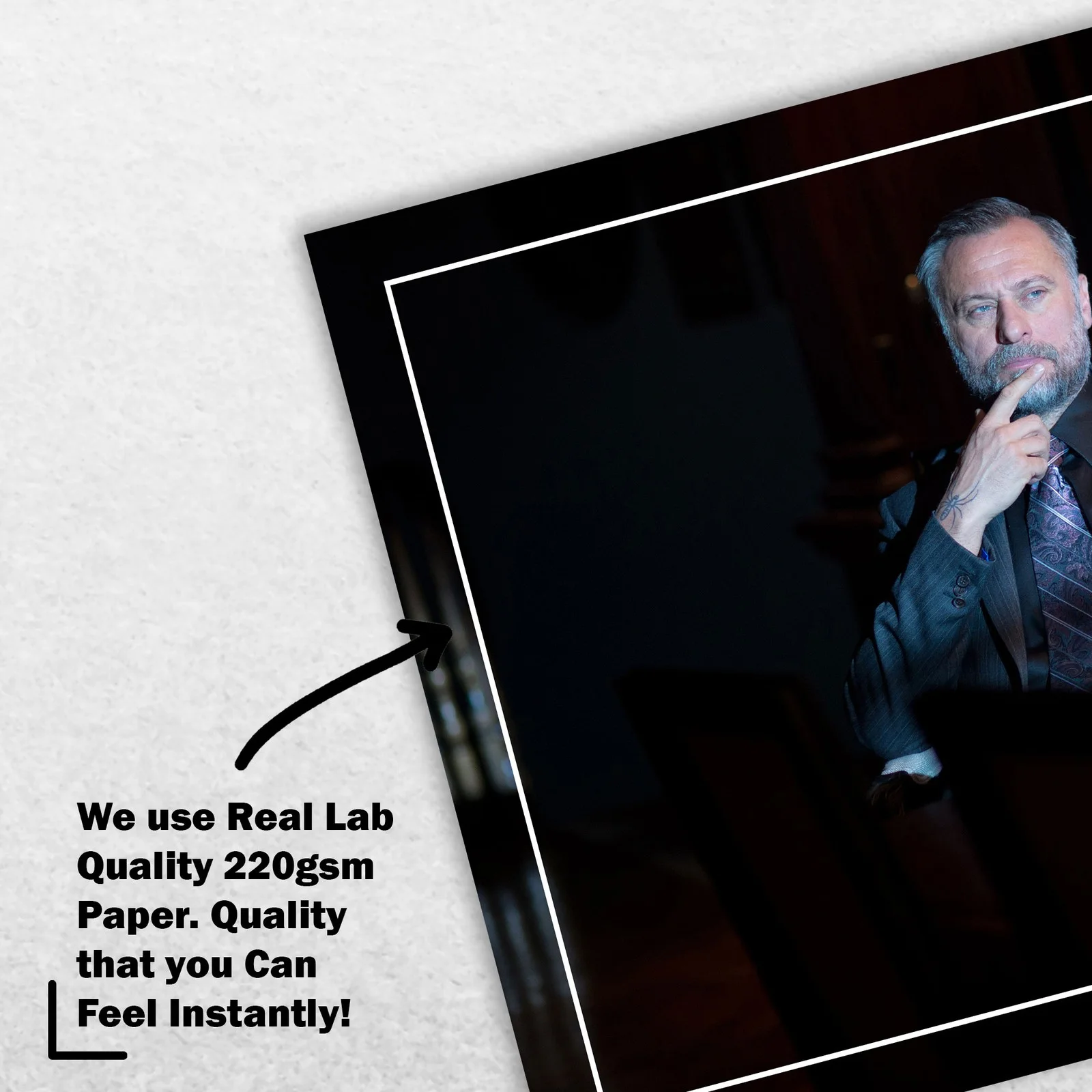 Michael Nyqvist 8x6 Photo Signed Memorabilia 8x6 Pre Printed Autograph Photo, изображение 4