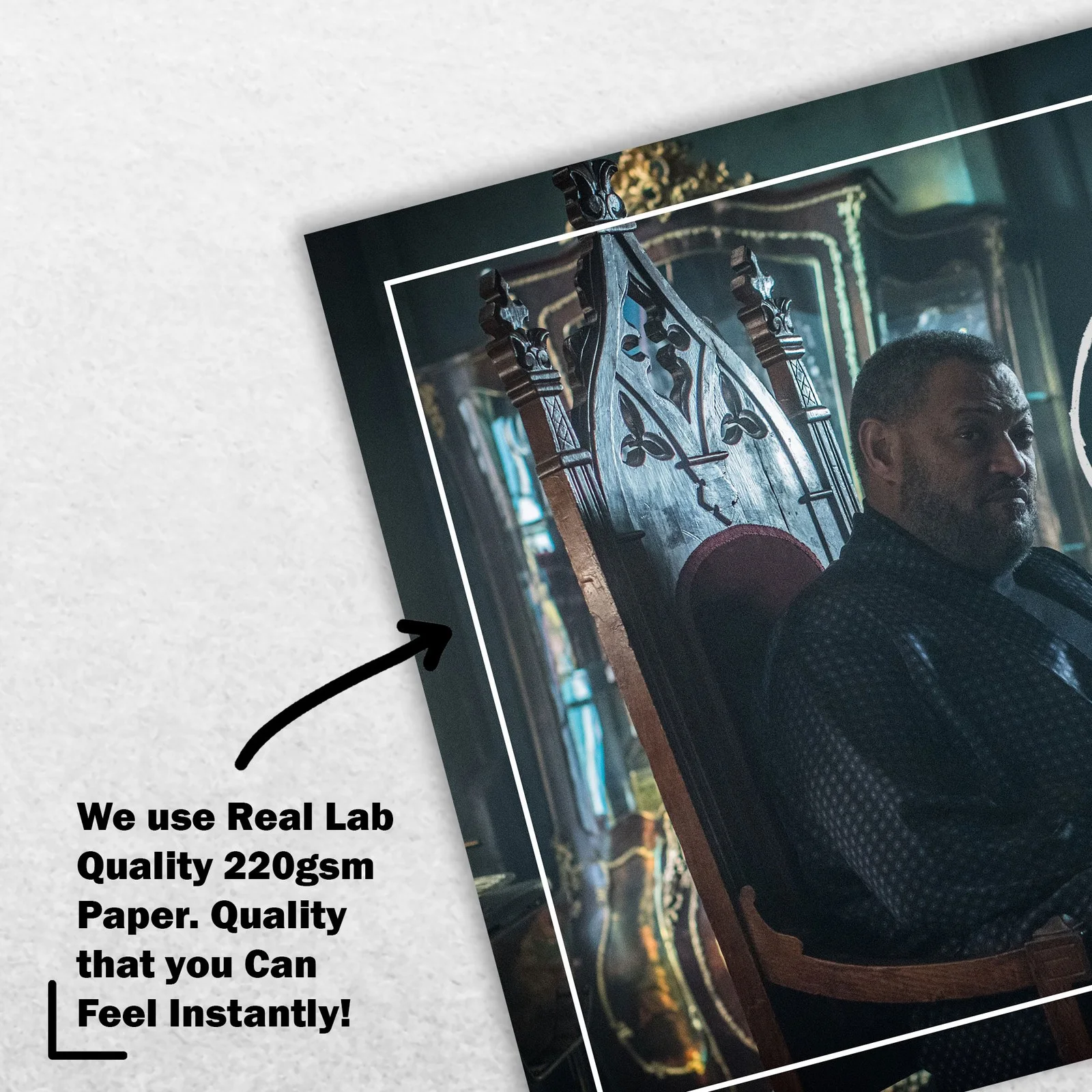 Laurence Fishburne 8x6 Photo Signed Memorabilia 8x6 Pre Printed Autograph Photo, image 4