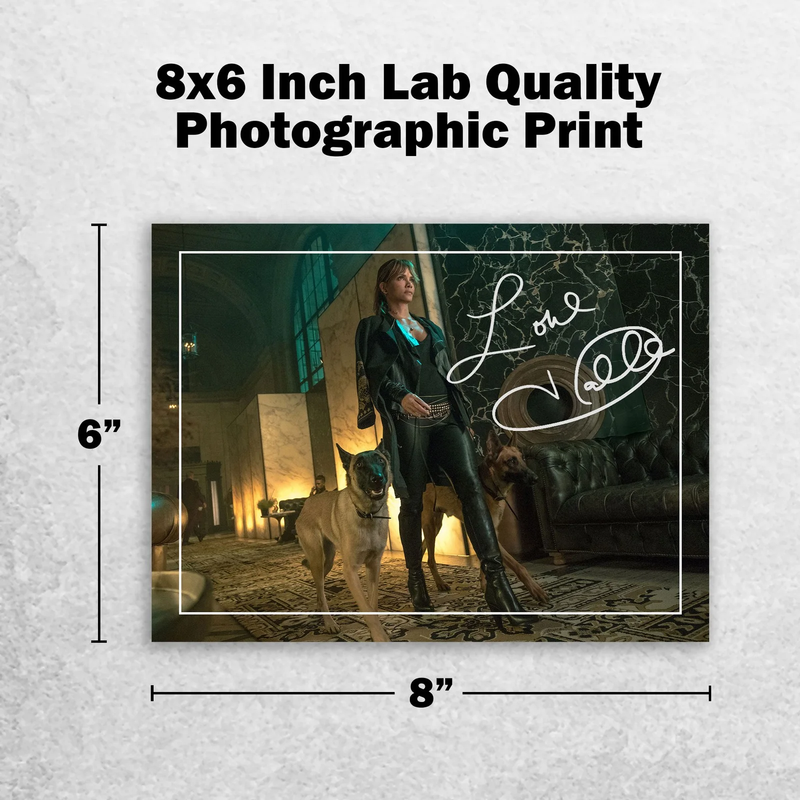 Halle Berry Signed Memorabilia 8x6 Pre Printed Autograph Photo Memorabilia, image 2