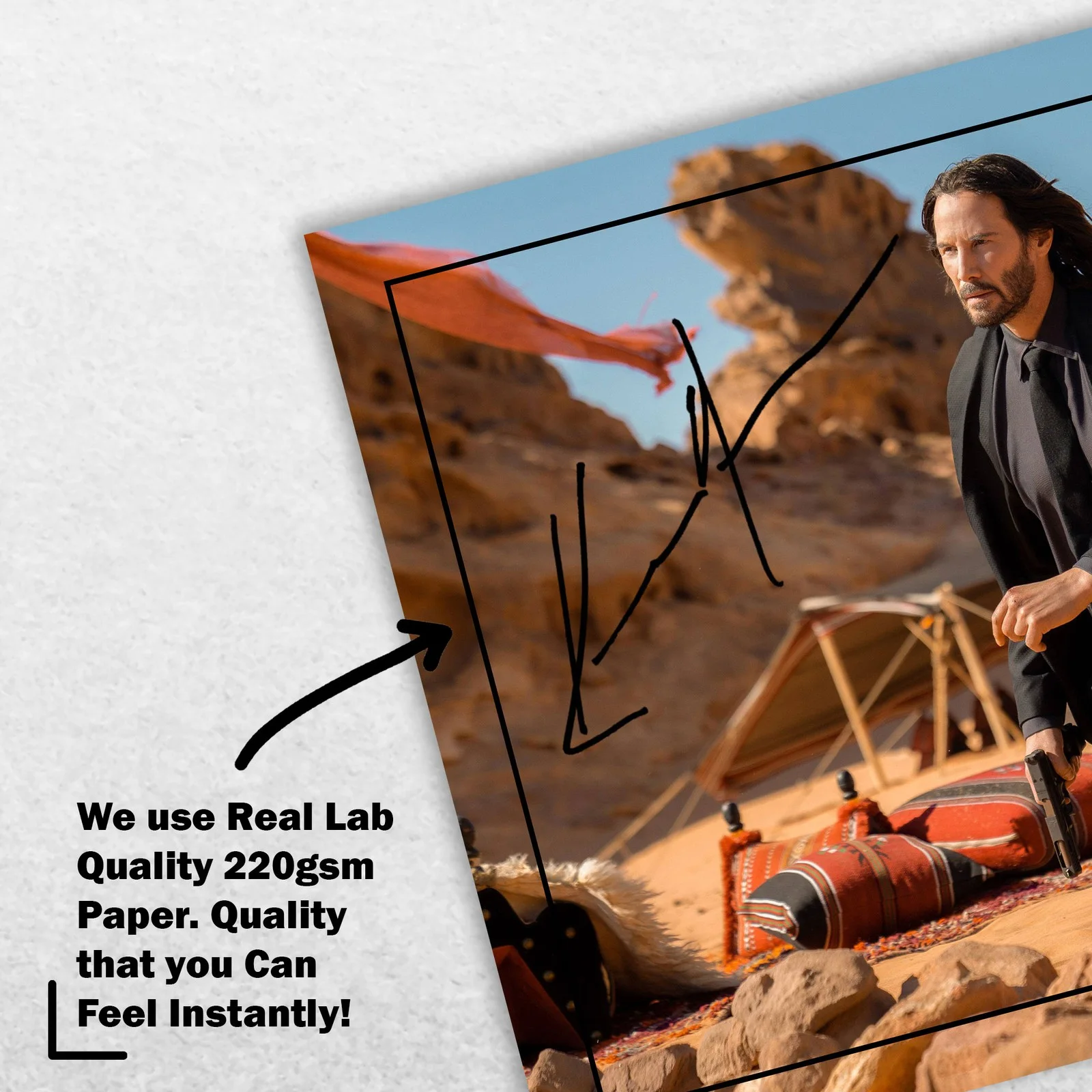 Keanu Reeves 8x6 Photo Signed Memorabilia 8x6 Pre Printed Autograph Photo, изображение 4