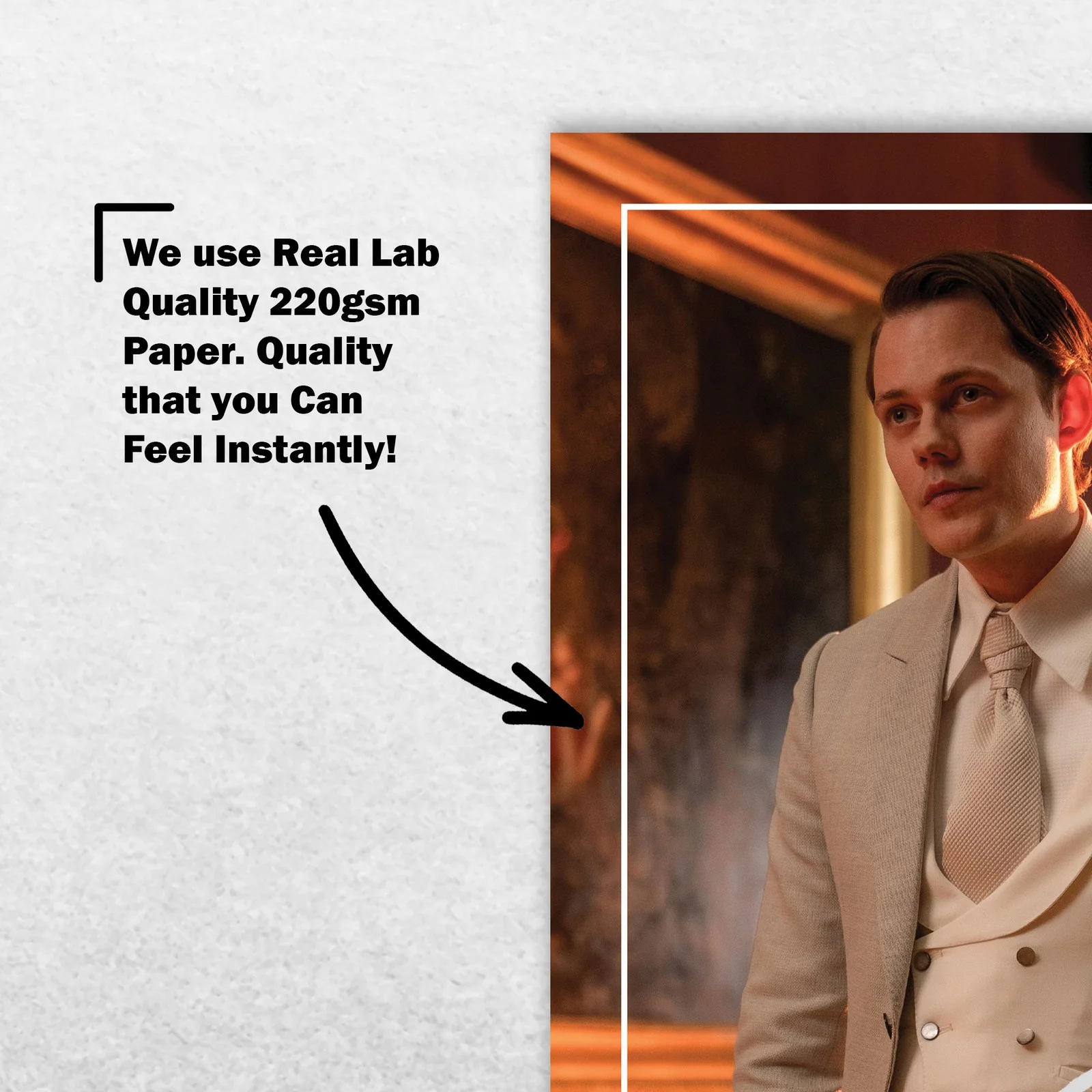 Bill Skarsgård 8x6 Photo Signed Memorabilia 8x6 Pre Printed Autograph Photo, image 4