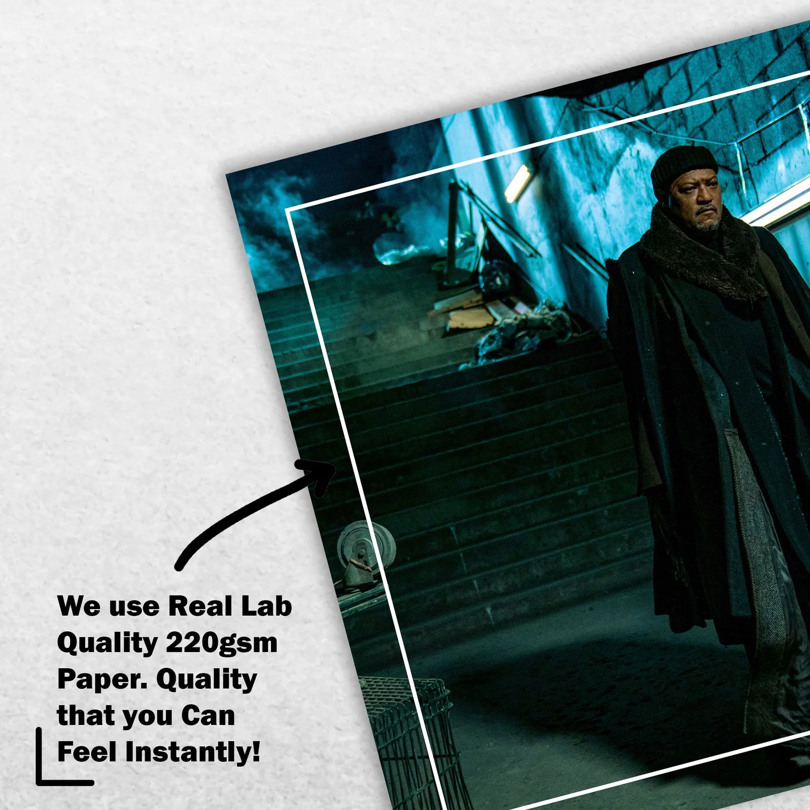 Laurence Fishburne 8x6 Photo Signed Memorabilia 8x6 Pre Printed Autograph Photo, image 4