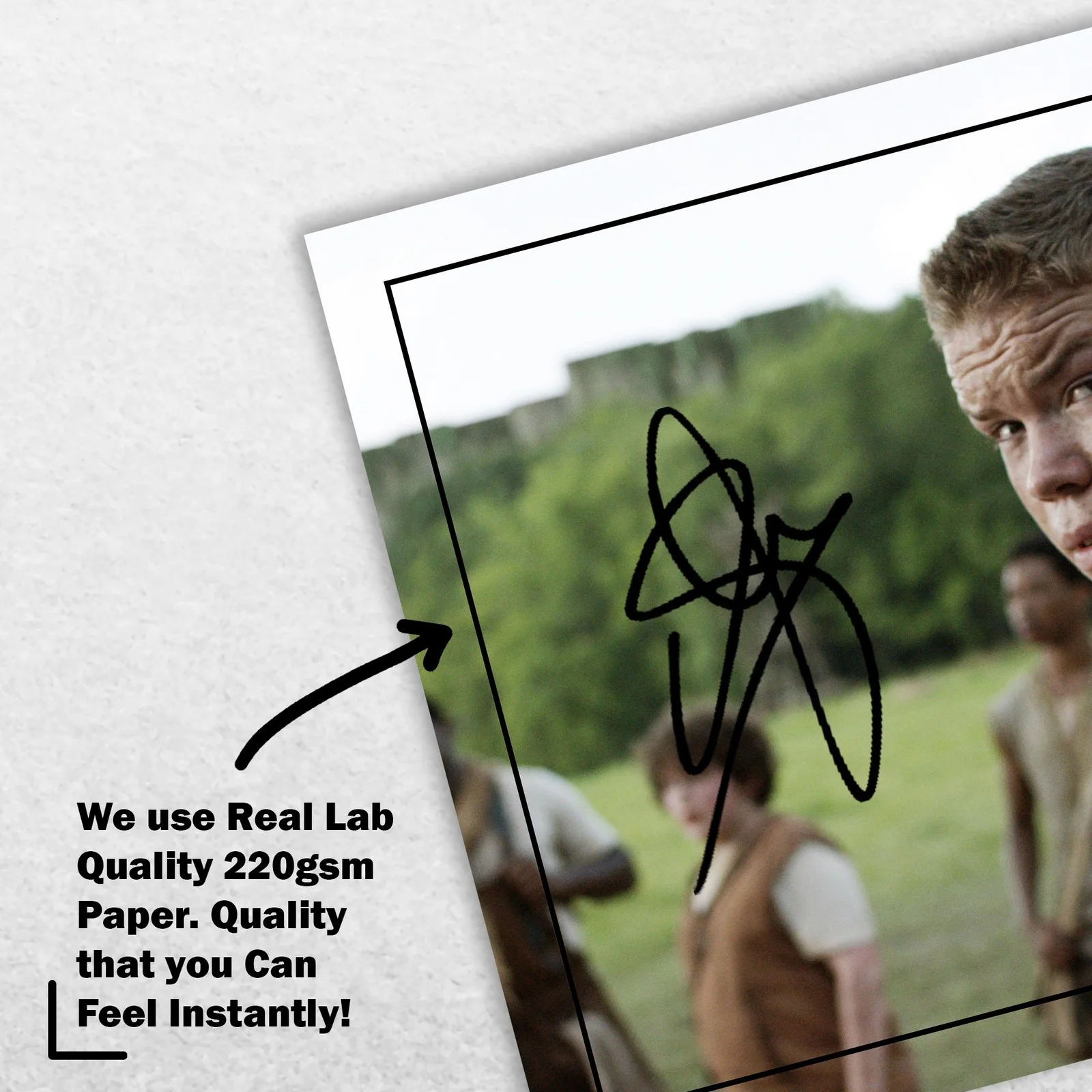 Will Poulter 8x6 Photo Signed Memorabilia 8x6 Pre Printed Autograph Photo, изображение 4