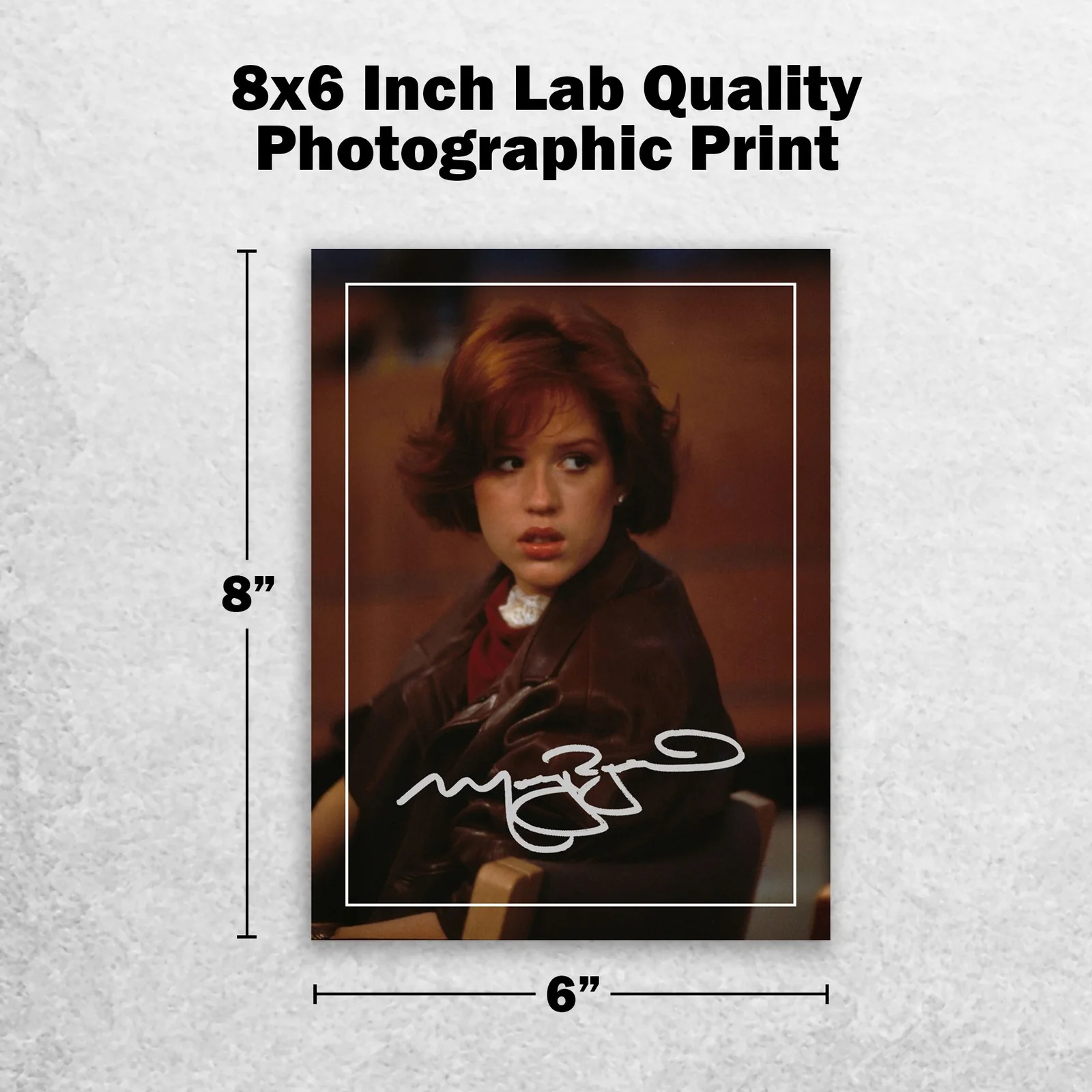 Molly Ringwald Signed Memorabilia 8x6 Pre Printed Autograph Photo Memorabilia, изображение 2