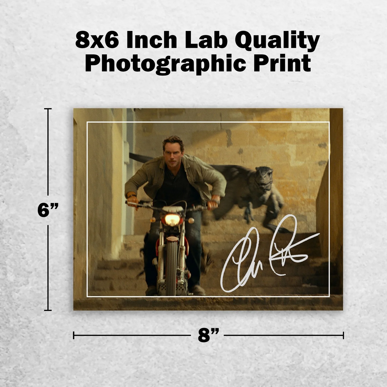 Chris Pratt Signed Memorabilia 8x6 Pre Printed Autograph Photo Memorabilia, изображение 2