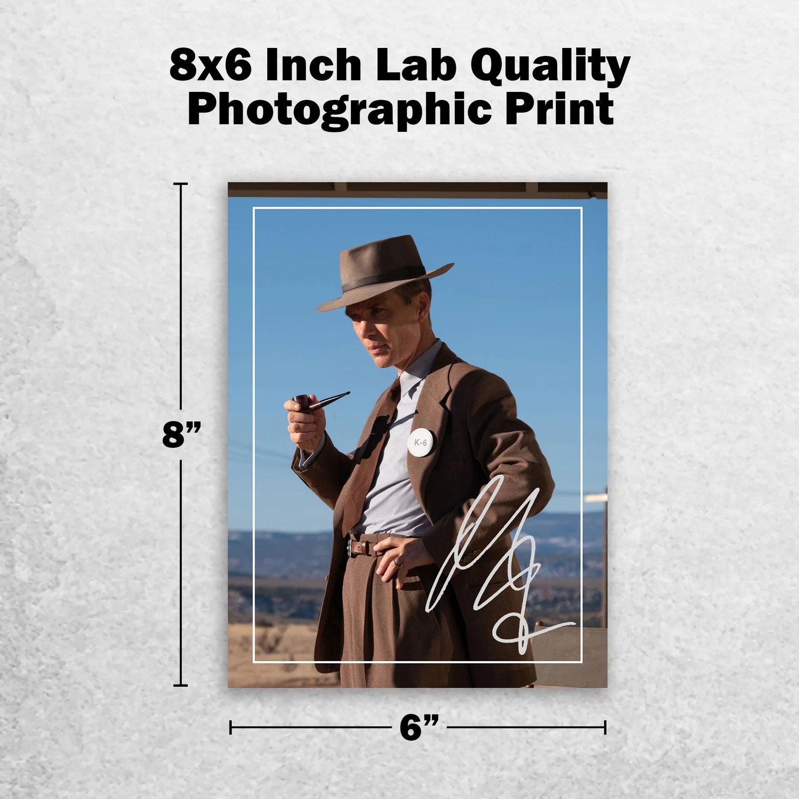 Cillian Murphy Signed Memorabilia 8x6 Pre Printed Autograph Photo Memorabilia, image 2