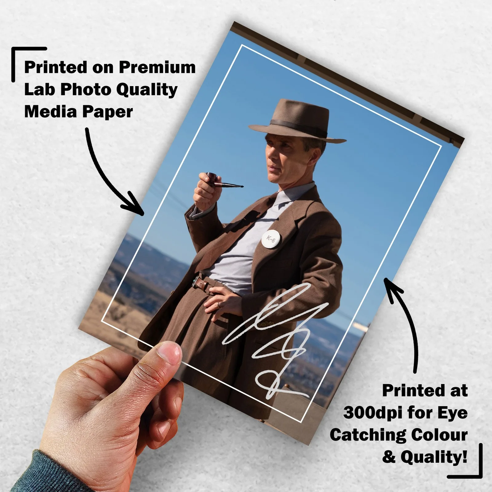 Cillian Murphy Signed Memorabilia 8x6 Pre Printed Autograph Photo Memorabilia, image 3