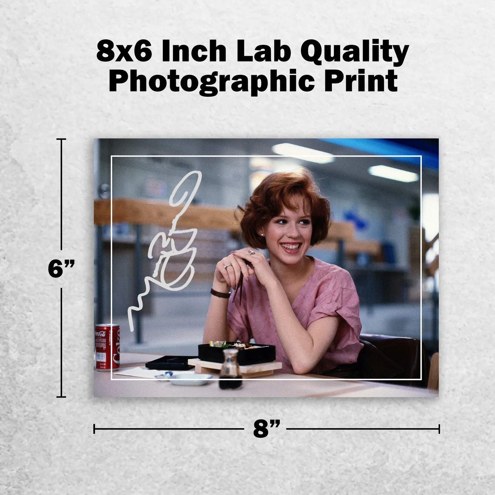 Molly Ringwald Signed Memorabilia 8x6 Pre Printed Autograph Photo Memorabilia, изображение 2