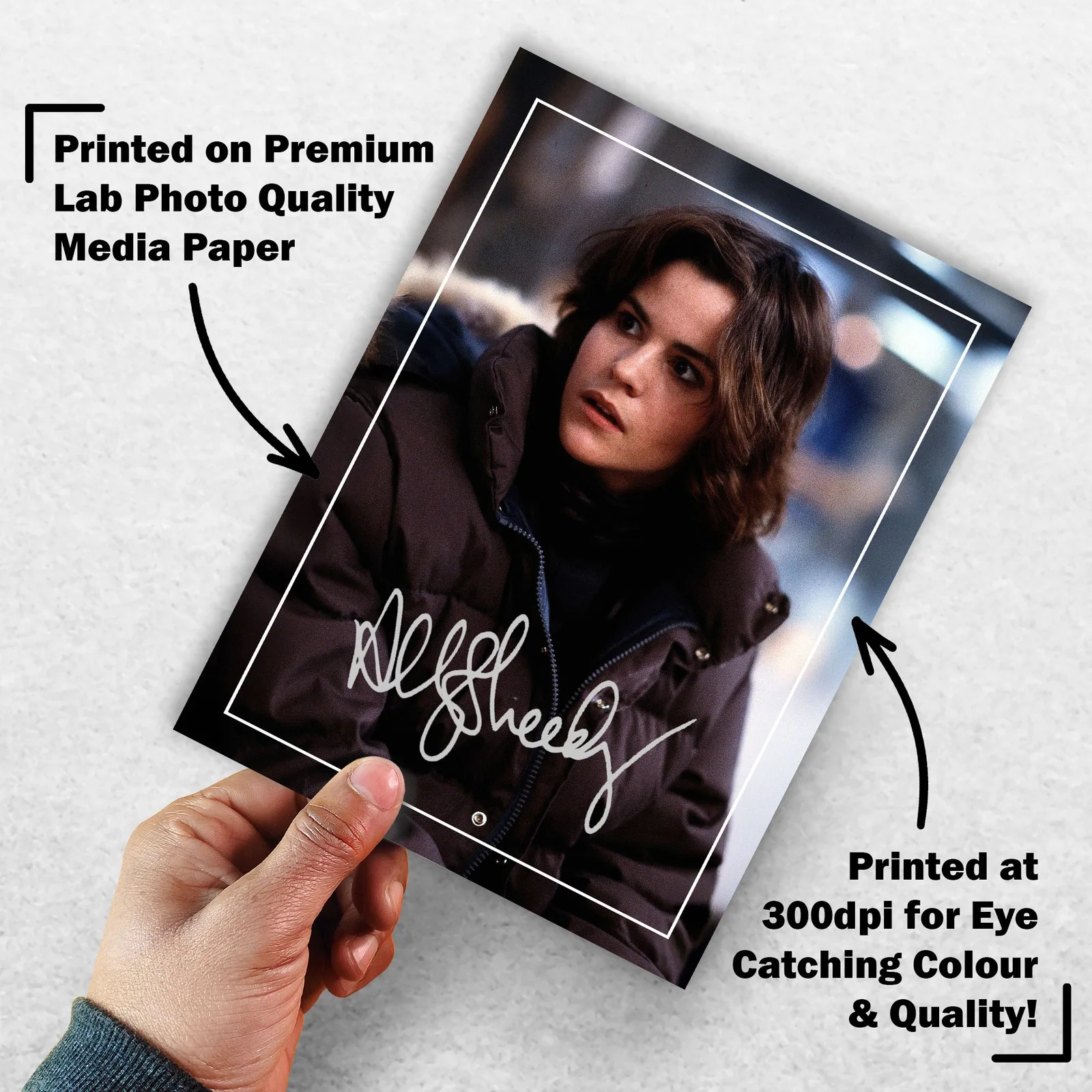 Ally Sheedy Signed Memorabilia 8x6 Pre Printed Autograph Photo Memorabilia, изображение 3