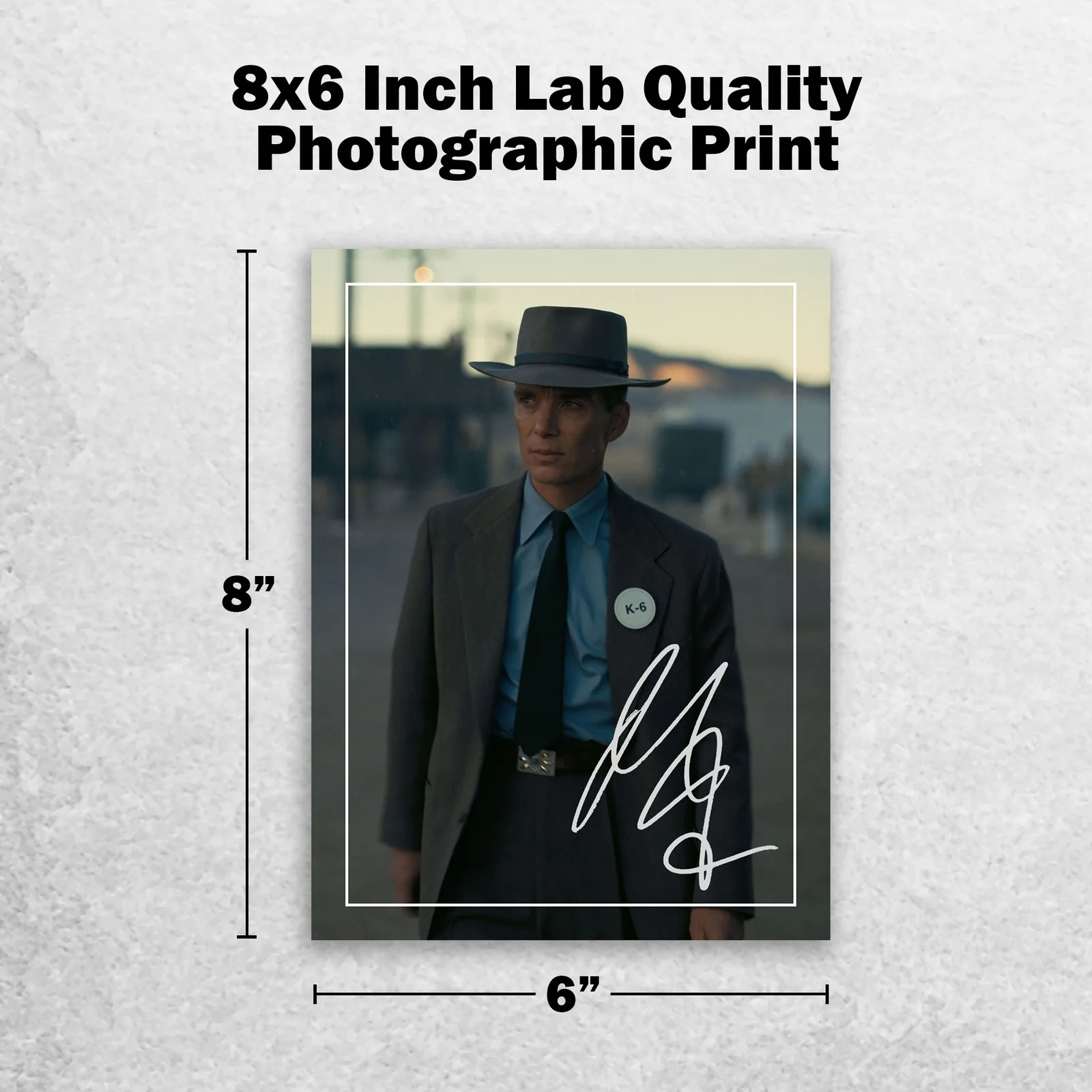 Cillian Murphy Signed Memorabilia 8x6 Pre Printed Autograph Photo Memorabilia, изображение 2