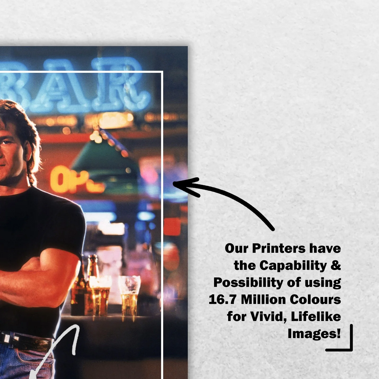 Patrick Swayze Signed Memorabilia 8x6 Pre Printed Autograph Photo Memorabilia, image 5