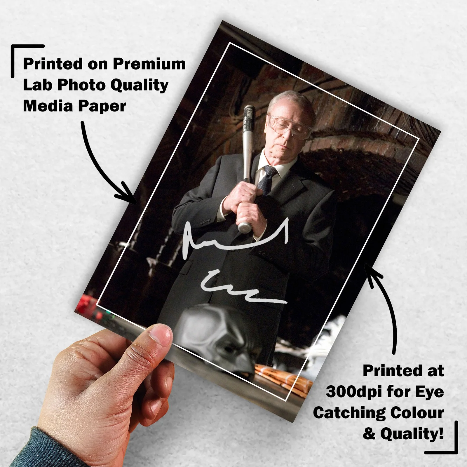 Michael Caine Signed Memorabilia 8x6 Pre Printed Autograph Photo Memorabilia, изображение 3