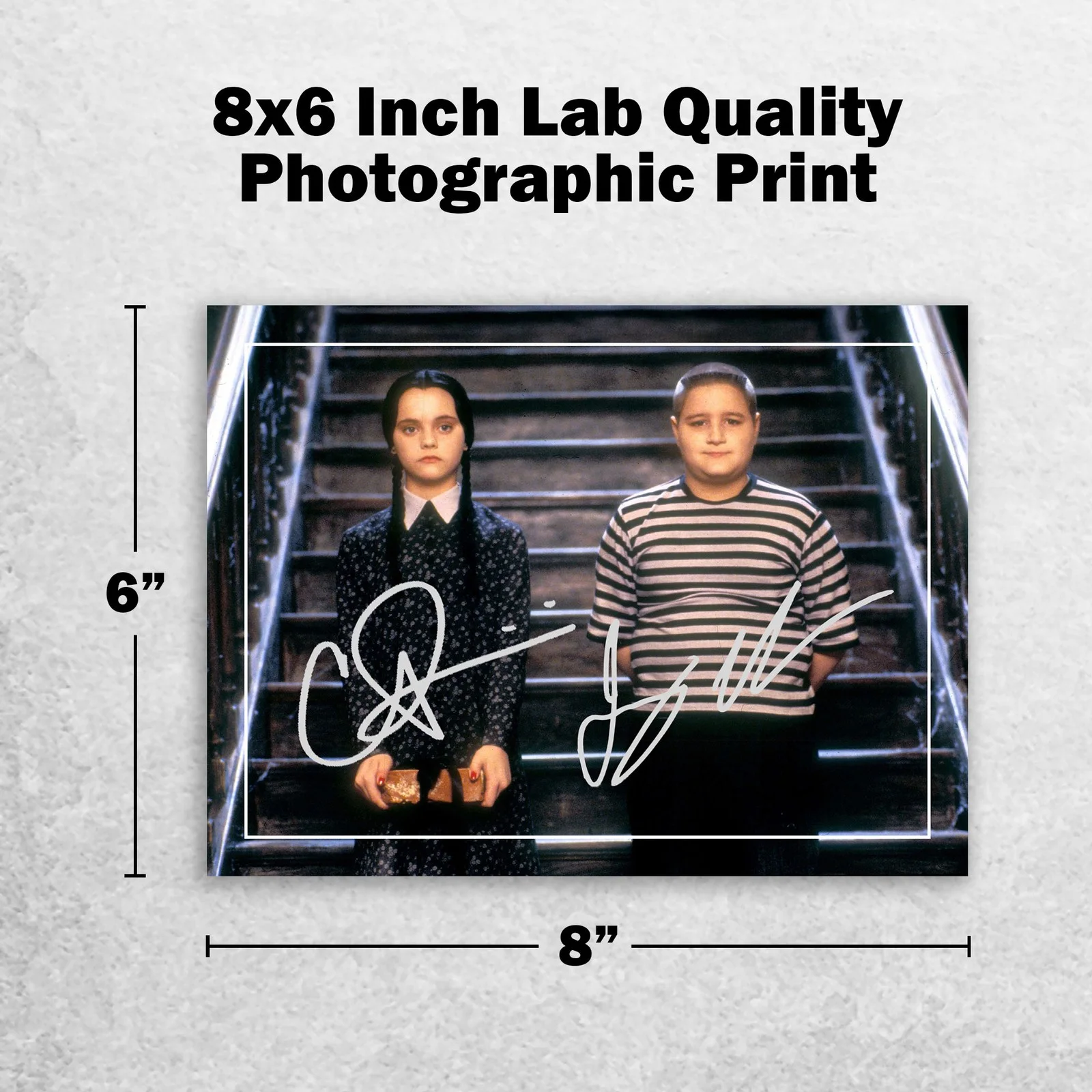Christina Ricci Jimmy Workman Signed Memorabilia 8x6 Pre Printed Autograph Photo, image 2