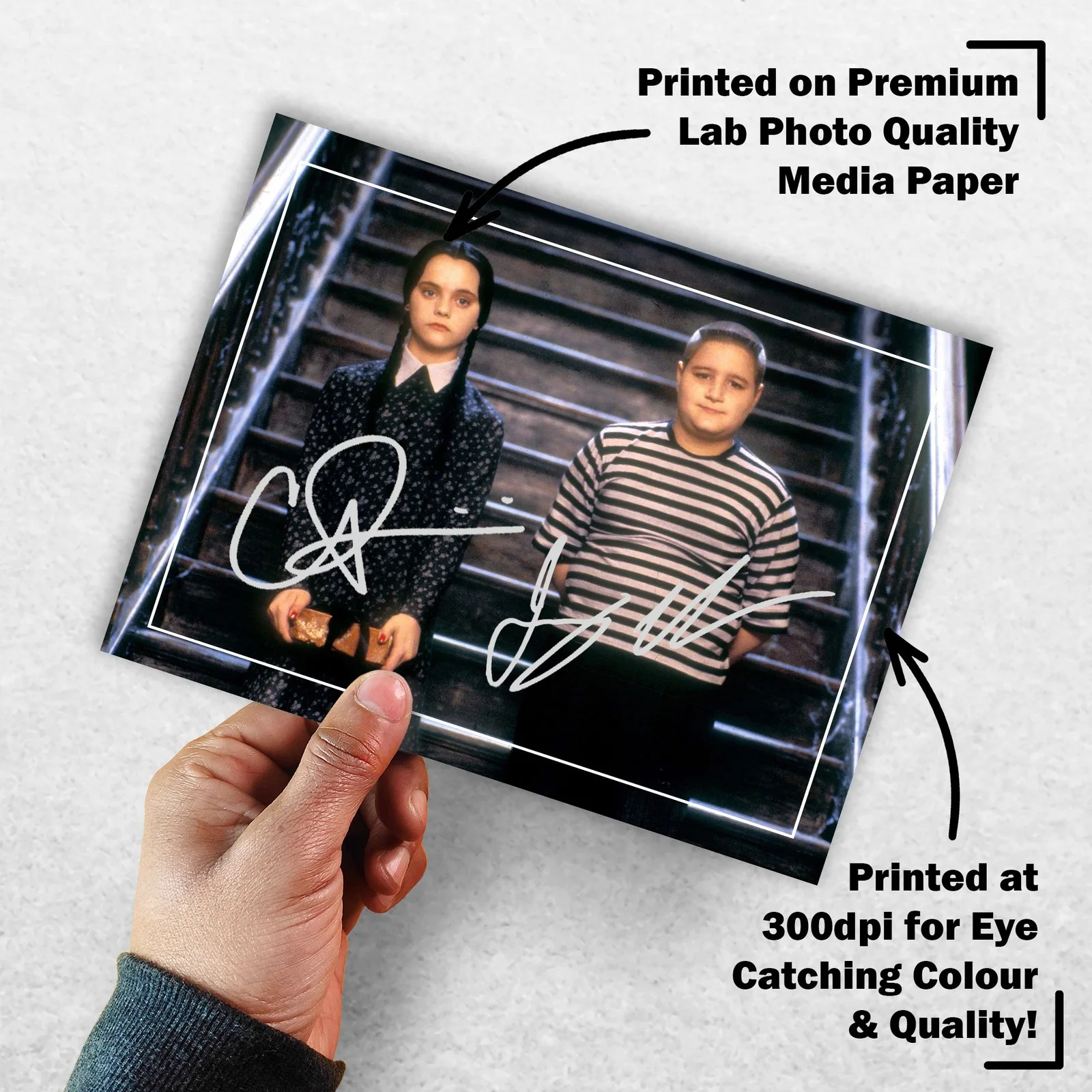 Christina Ricci Jimmy Workman Signed Memorabilia 8x6 Pre Printed Autograph Photo, image 3