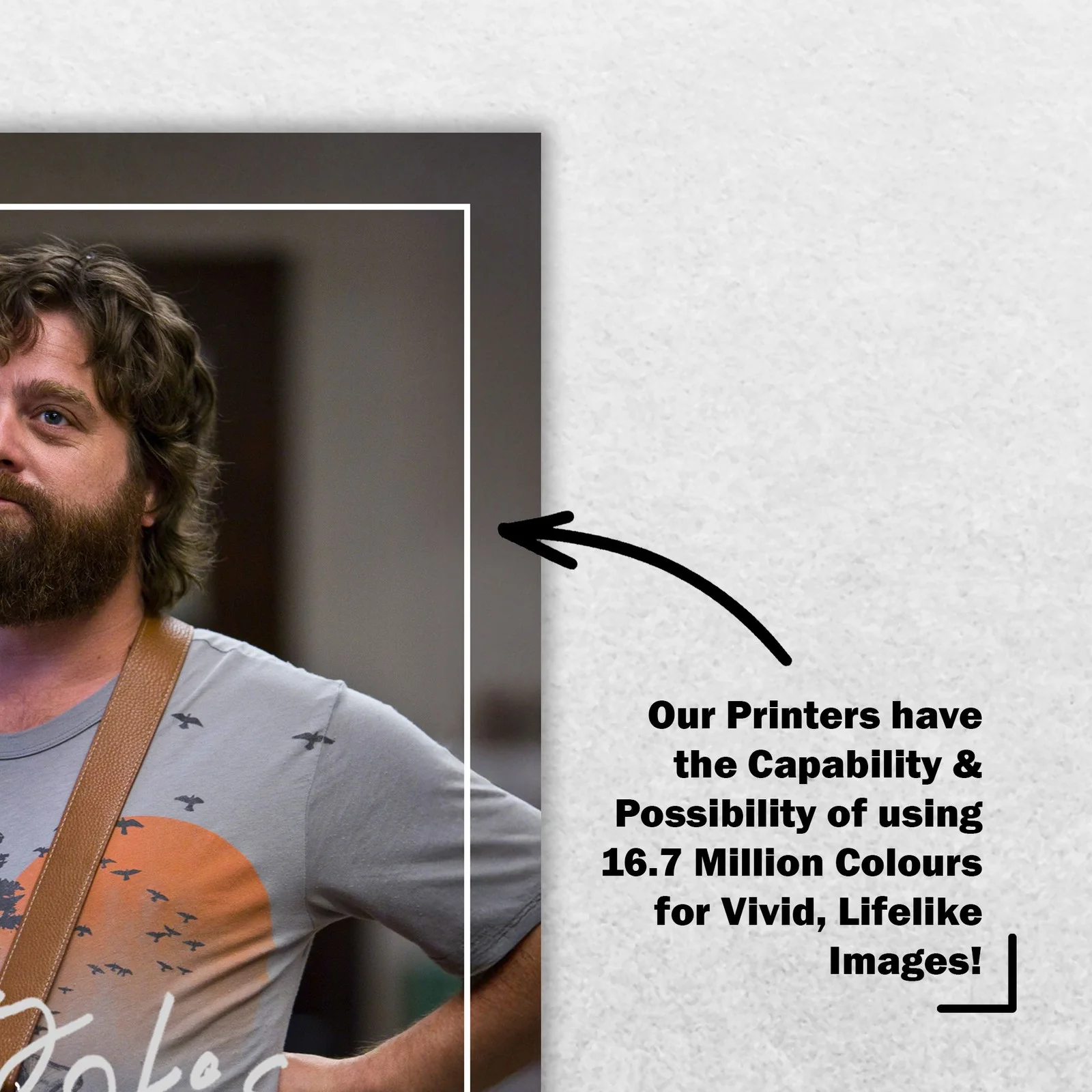 Zach Galifianakis 8x6 Photo Signed Memorabilia 8x6 Pre Printed Autograph Photo, изображение 5
