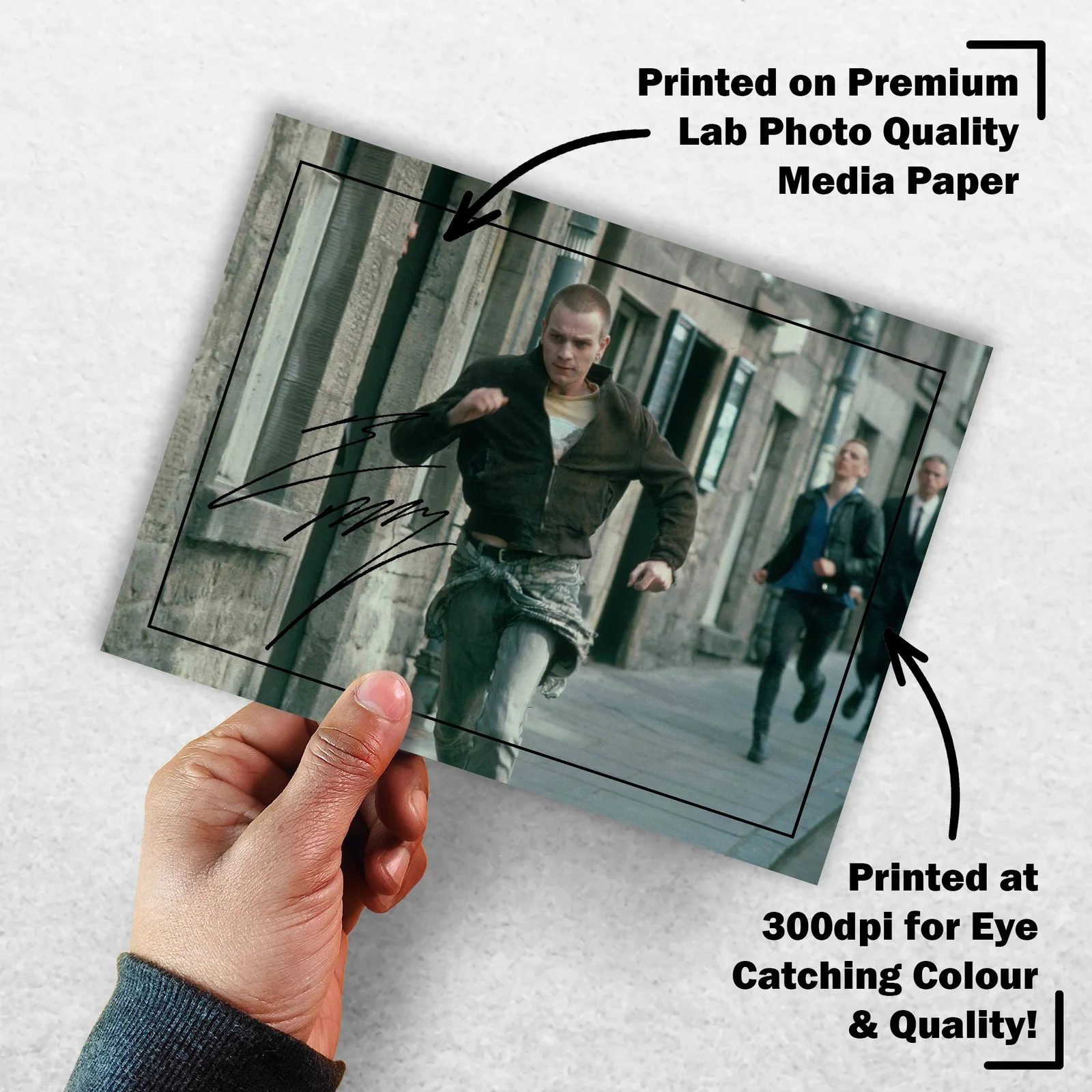 Ewan McGregor 8x6 Photo Signed Memorabilia 8x6 Pre Printed Autograph Photo, изображение 3