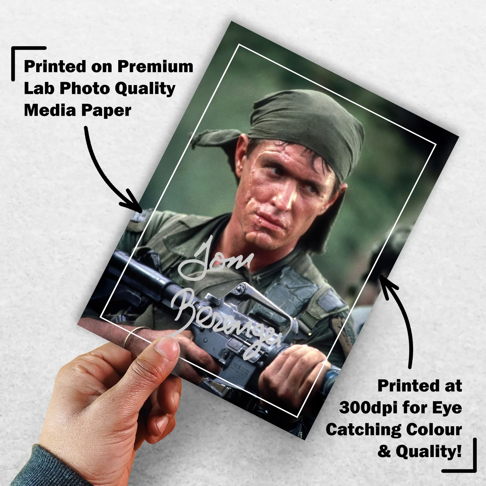 Tom Berenger 8x6 Photo Signed Memorabilia 8x6 Pre Printed Autograph Photo, image 3