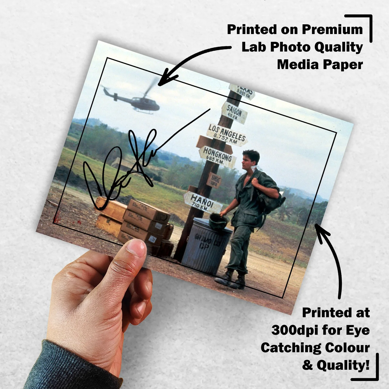 Charlie Sheen 8x6 Photo Signed Memorabilia 8x6 Pre Printed Autograph Photo, изображение 3