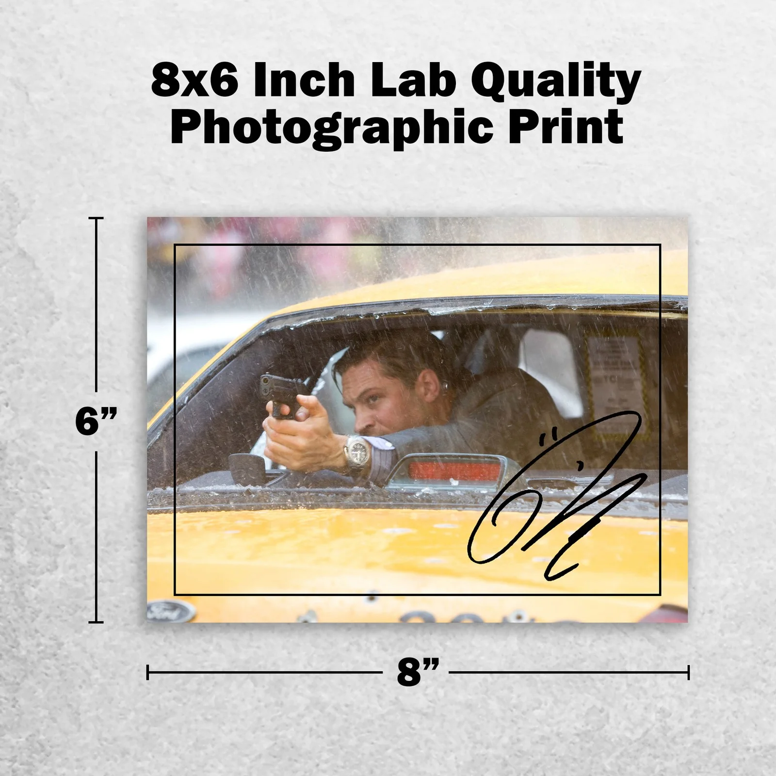 Tom Hardy Signed Memorabilia 8x6 Pre Printed Autograph Photo Memorabilia, изображение 2