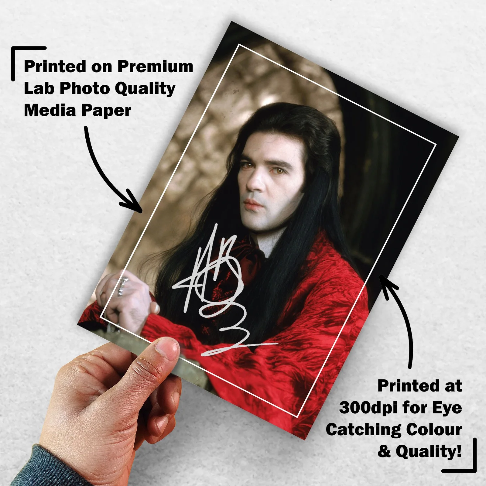 Antonio Banderas Signed Memorabilia 8x6 Pre Printed Autograph Photo Memorabilia, image 3