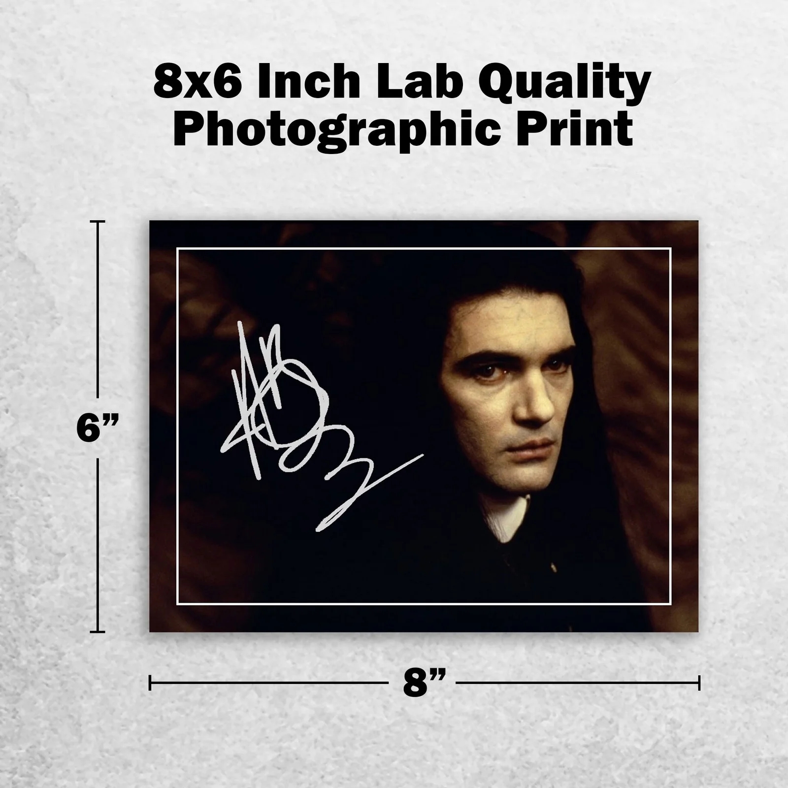 Antonio Banderas 8x6 Photo Signed Memorabilia 8x6 Pre Printed Autograph Photo, изображение 2