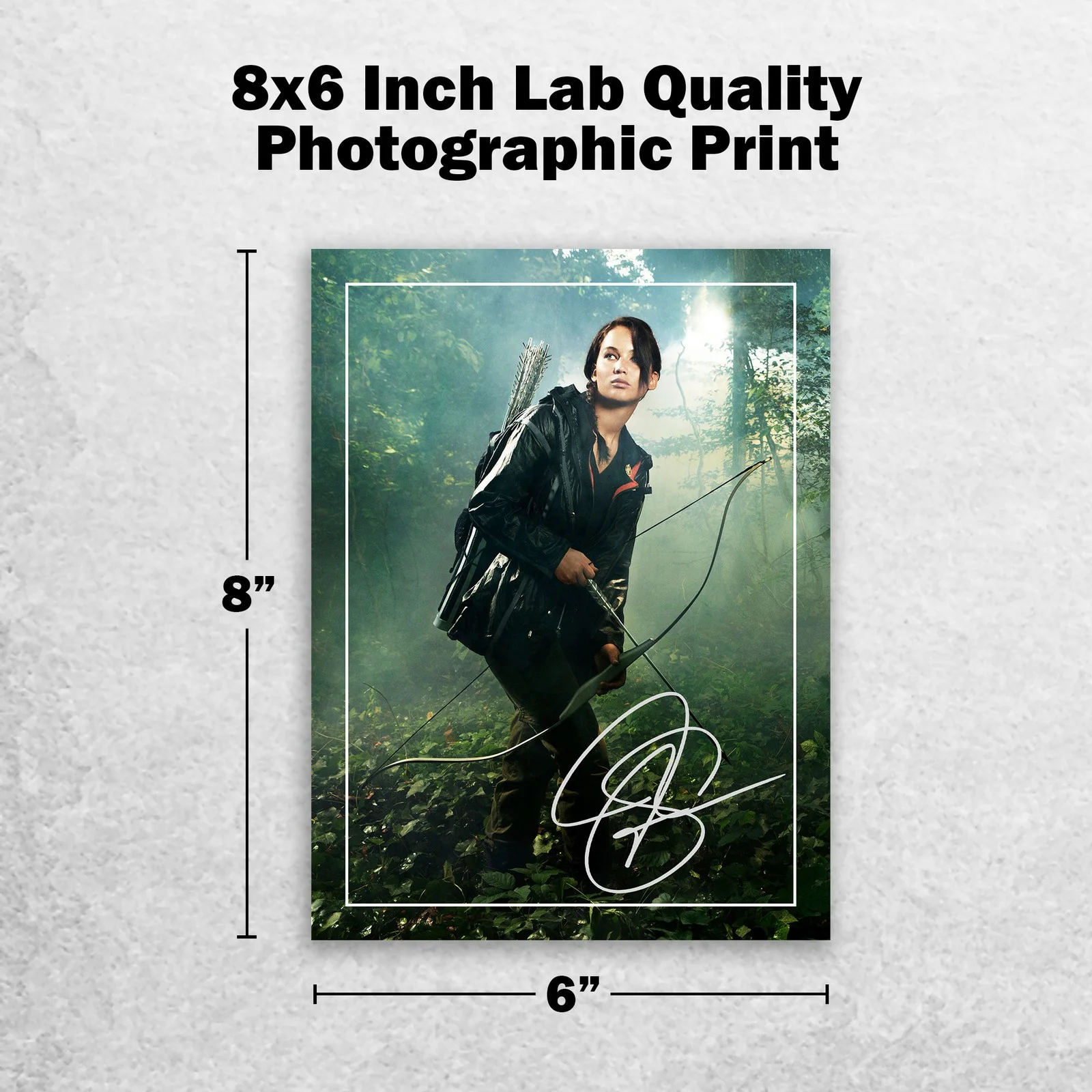Jennifer Lawrence Signed Memorabilia 8x6 Pre Printed Autograph Photo Memorabilia, image 2