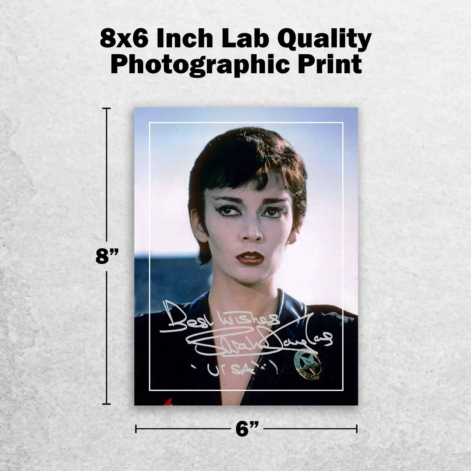 Sarah Douglas Signed Memorabilia 8x6 Pre Printed Autograph Photo Memorabilia, изображение 2